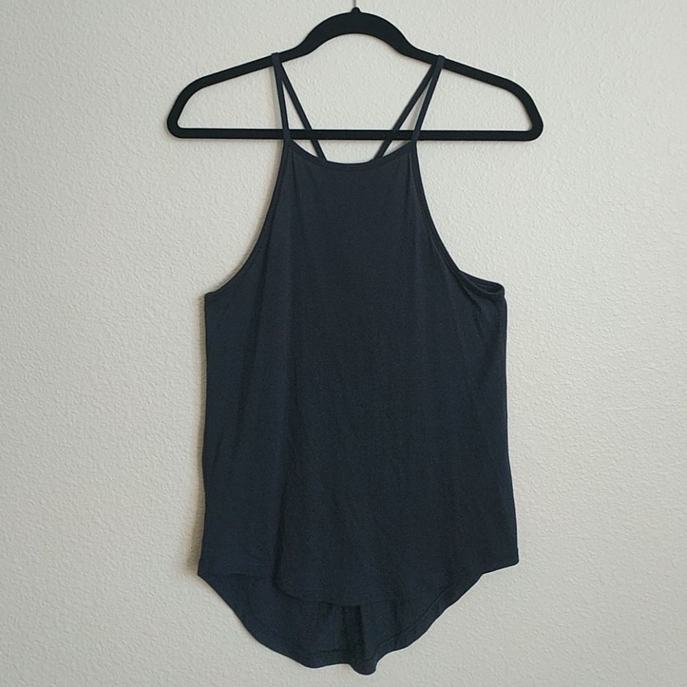 NWT Haute Hippie navy tank